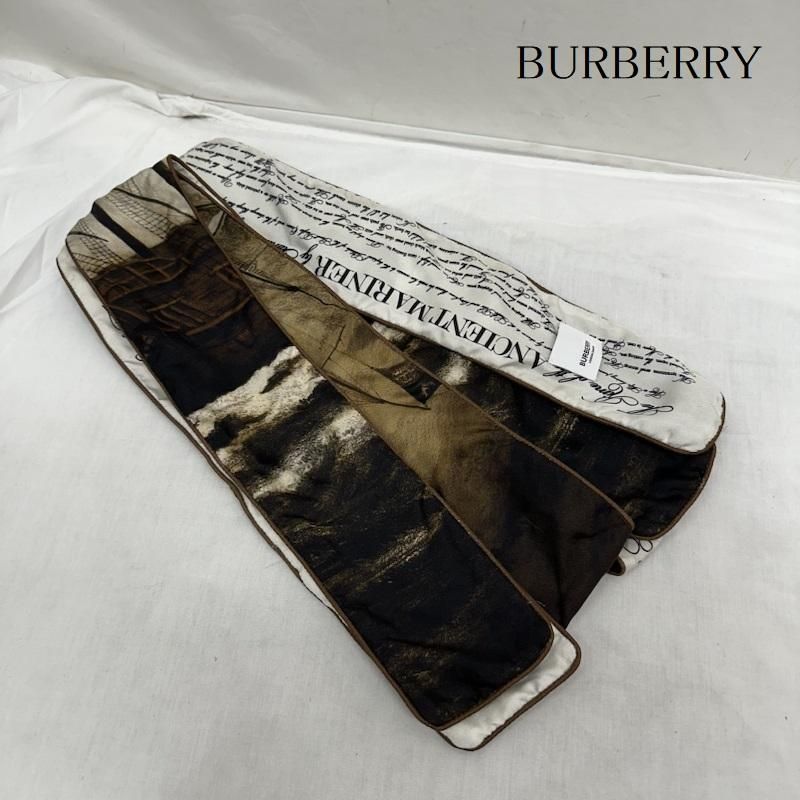 BURBERRY バーバリー ストール ツイリー ロゴ スカーフ 2本セット