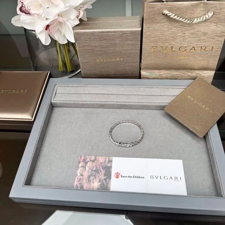 ⭐️高品質ブルガリ⭐️BVLGARI ブルガリ セルペンティ ヴァイパー ブレスレット シルバースネークブレスレット