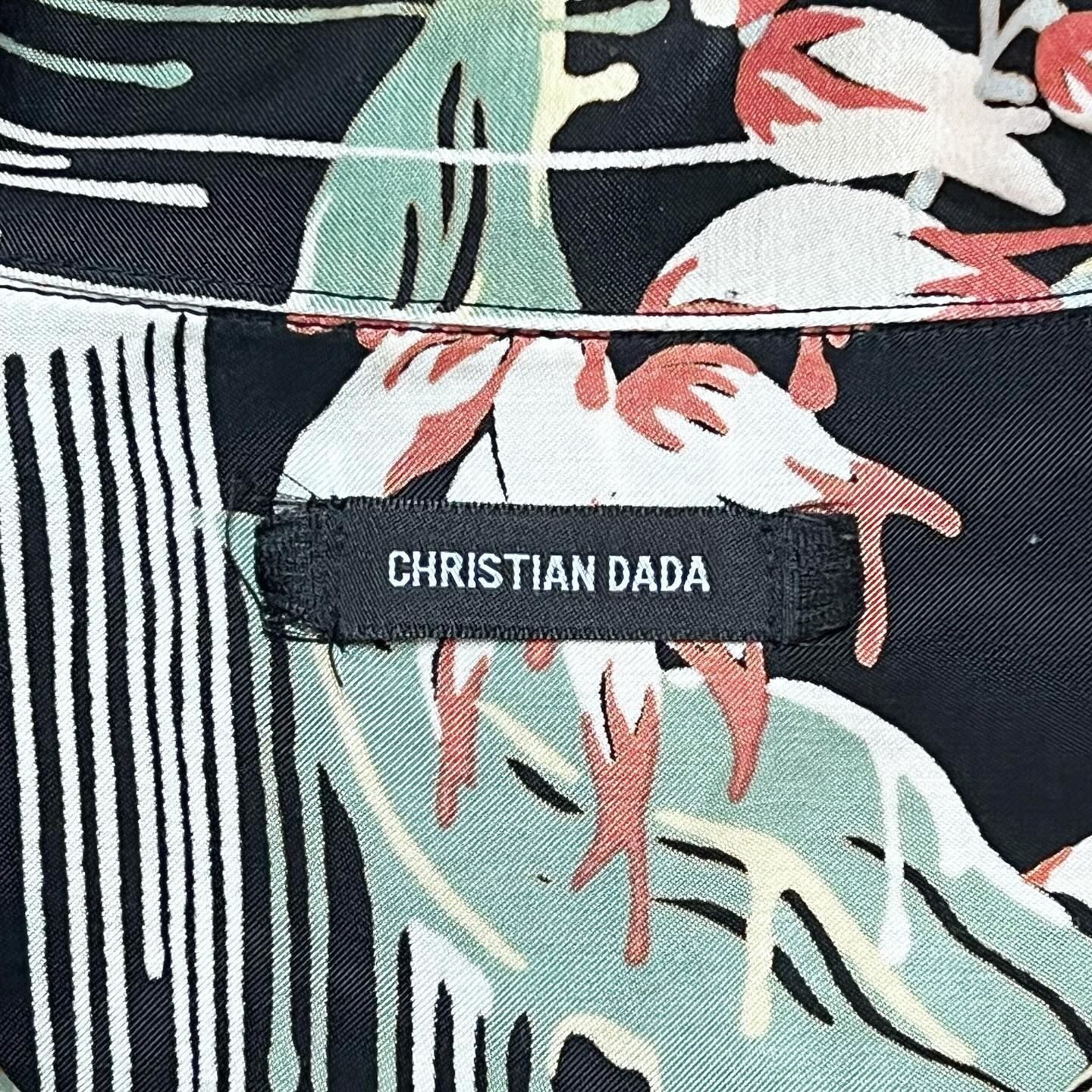 christian dada クリスチャンダダ　アロハ クリスチャンダダ アロハシャツ LIQUIDATED ALOHA 花柄 XL相当