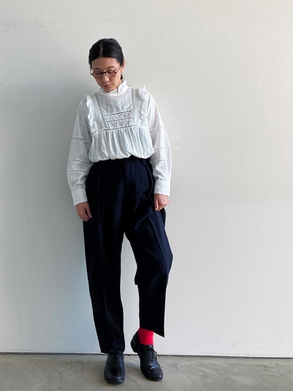 nicholson and nicholson ウールサージパンツ OVAL