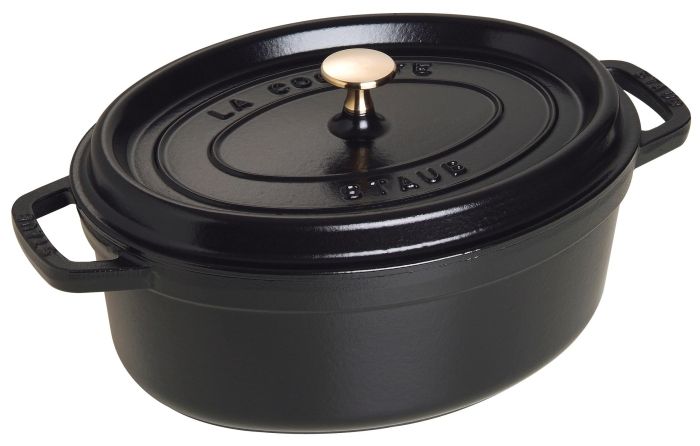 3営業日で発送 STAUB ストウブ ストウブ ピコ ココット オーバル２９㎝ 黒 ４０５０９－３１５ RST3506