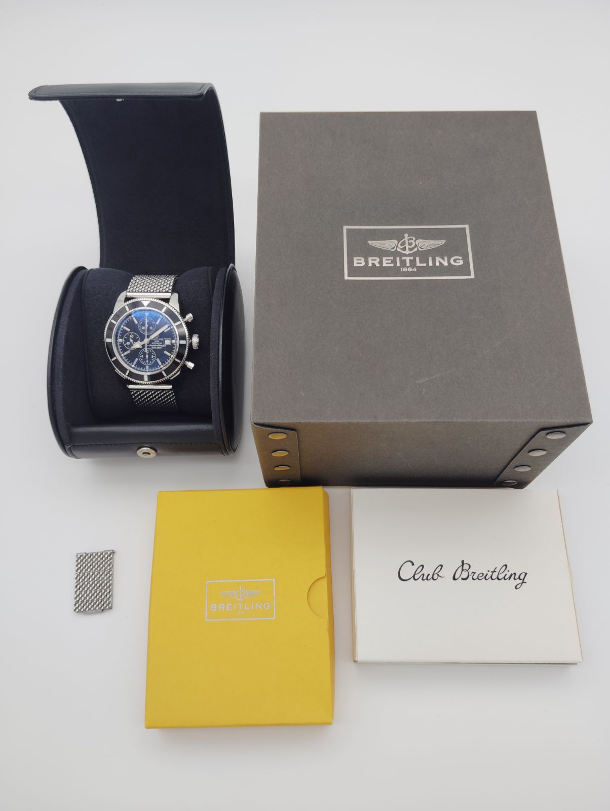 大幅値下げ中 BREITLING メッシュベルト ステンレス 大幅値下げ中