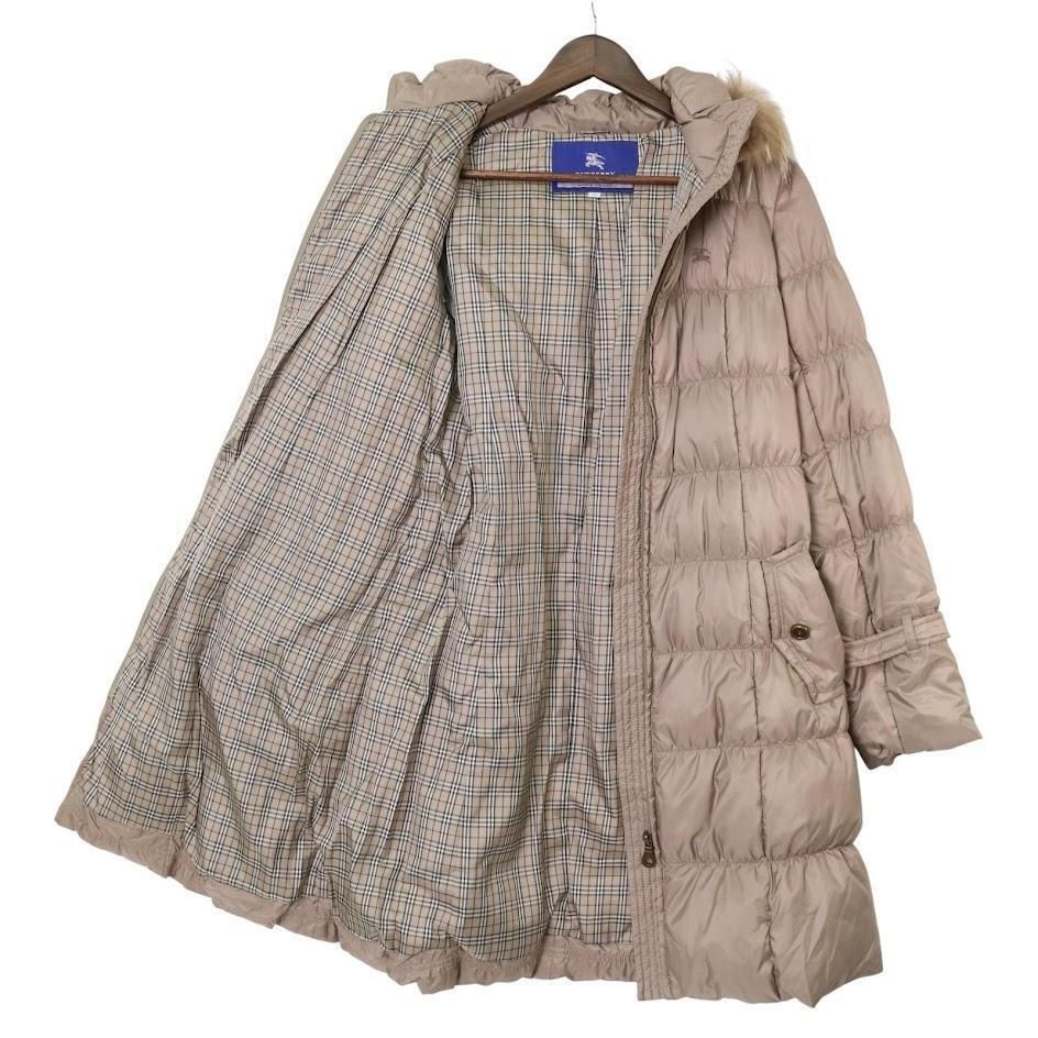 BURBERRY BLUE LABEL バーバリーブルーレーベル ダウンコート 40 L