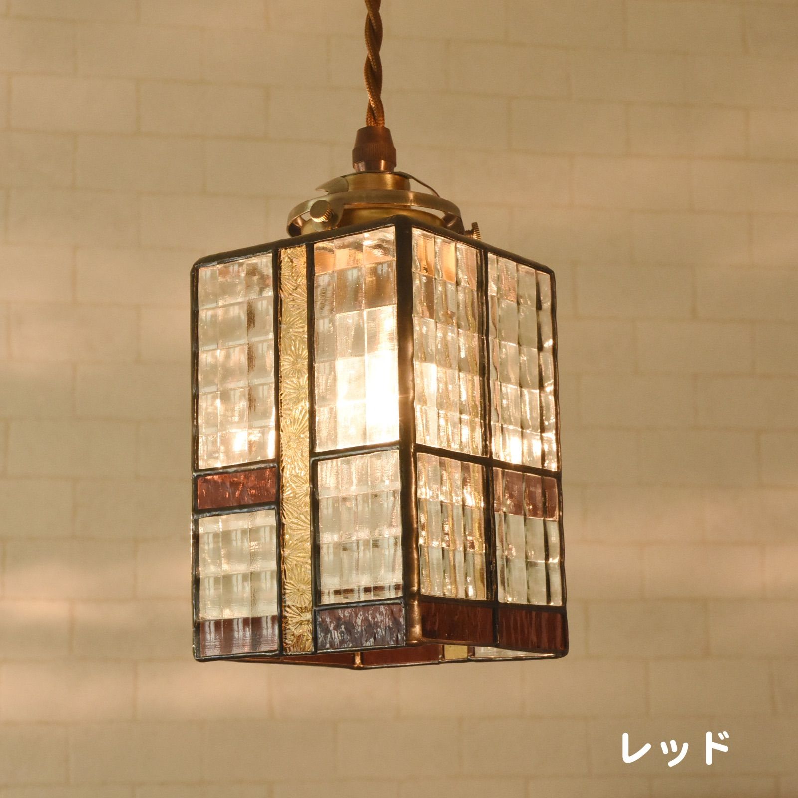 レトロ　アンティーク　照明 玄関照明 LED照明 レトロ アンティーク風 ひび焼きガラス LED