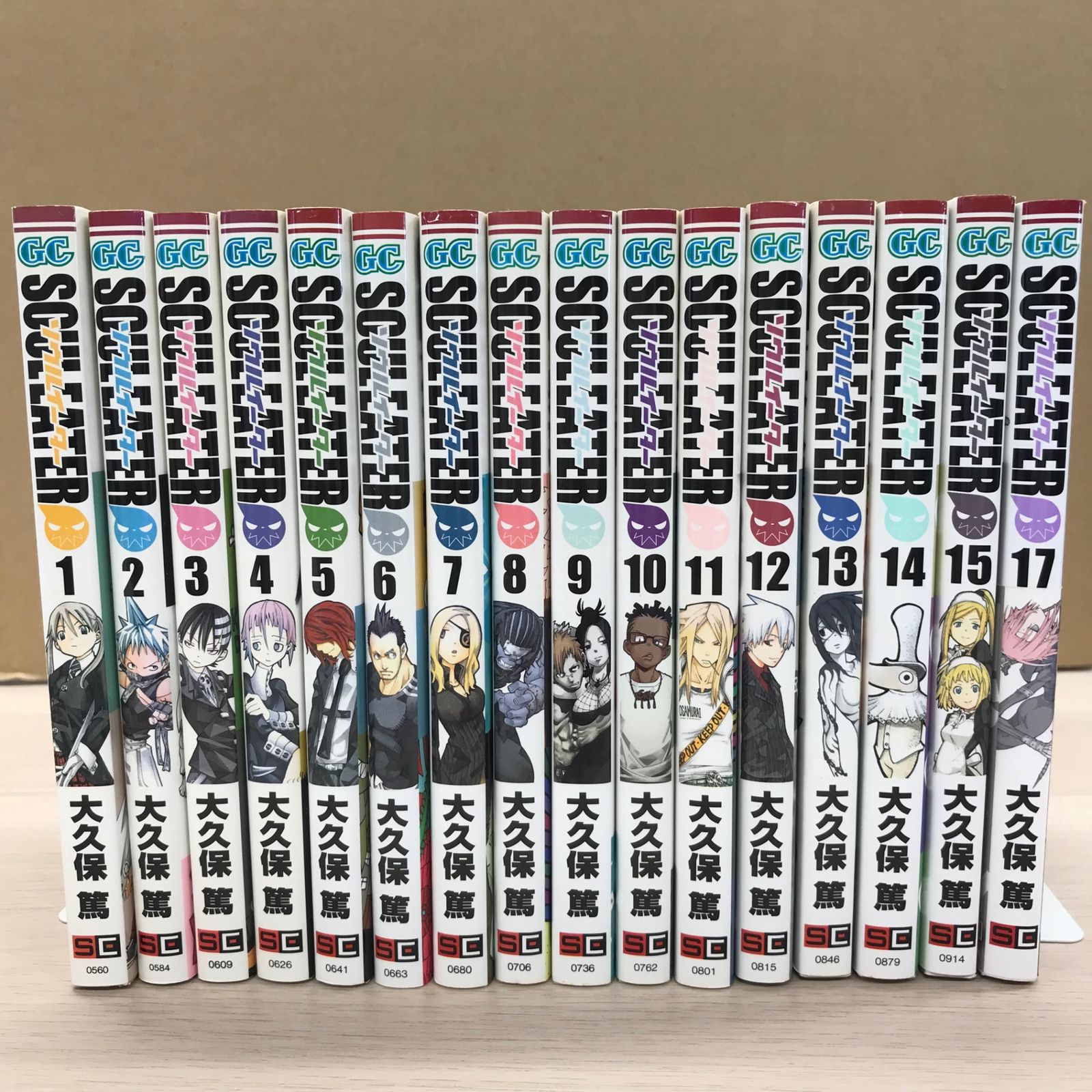 ソウルイーター1〜17巻（16巻欠品）/【作者】大久保篤/250300