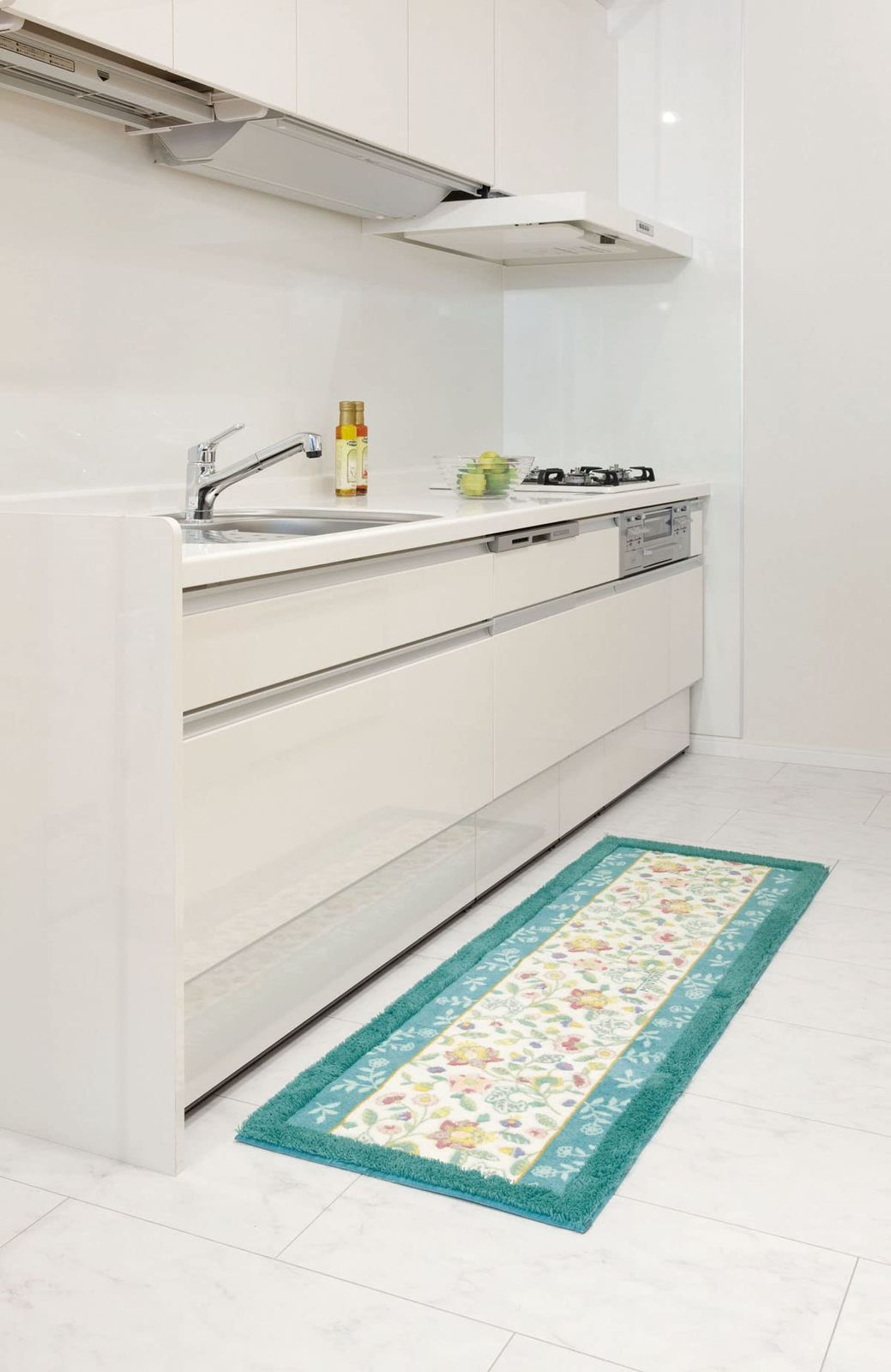  川島織物セルコン MINTON ミントン キッチンマット リーガルハドンホールII グリーン 50 X 200 cm FT 1590 洗える その他 フェイスケア