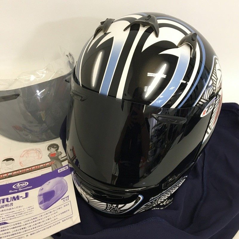 Arai アライ QUANTUM-J NAKANO フルフェイスヘルメット 除菌消臭済 Lサイズ ナカノ オートバイ ツーリング ライディング バイカー バイク用品 TA3418