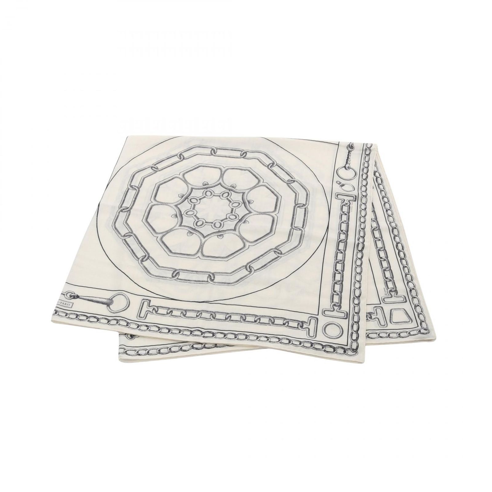 エルメス HERMES スカーフ カレジェアン カレ140 カレイドスコープエフェクト シルク ストール レディース Used A