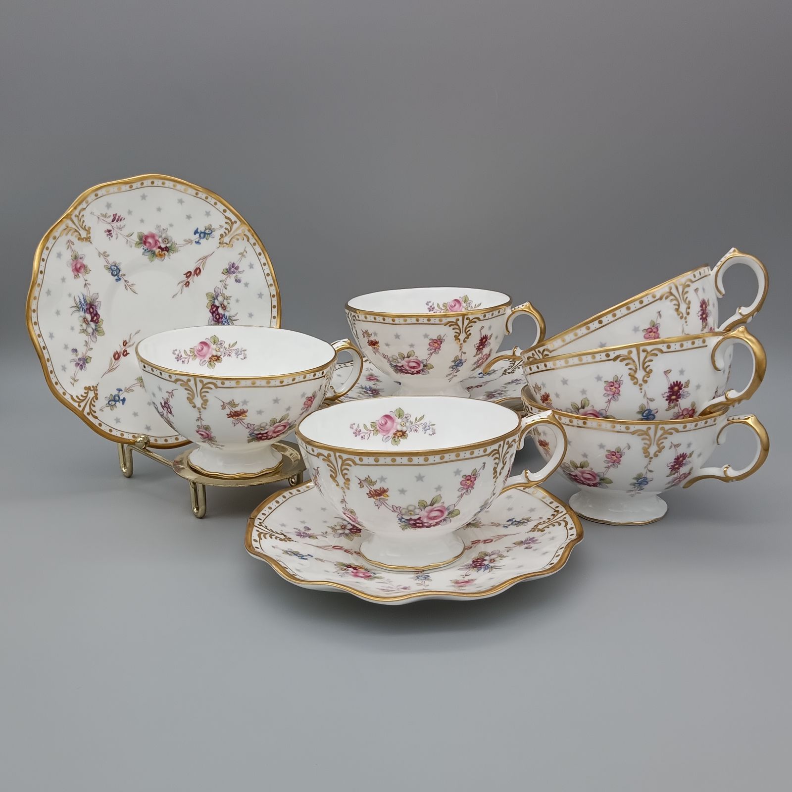 ロイヤルクラウンダービー アントワネット 26cmプレート 6枚セット 美品 プレート – ロイヤルクラウンダービー