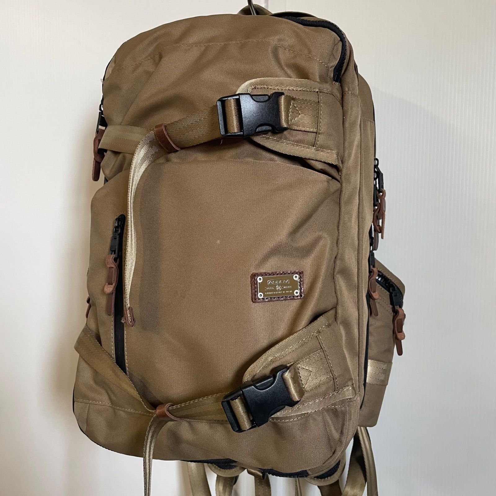 AS2OV アッソブ バックパック リュック カーキ CORDURA - メルカリ