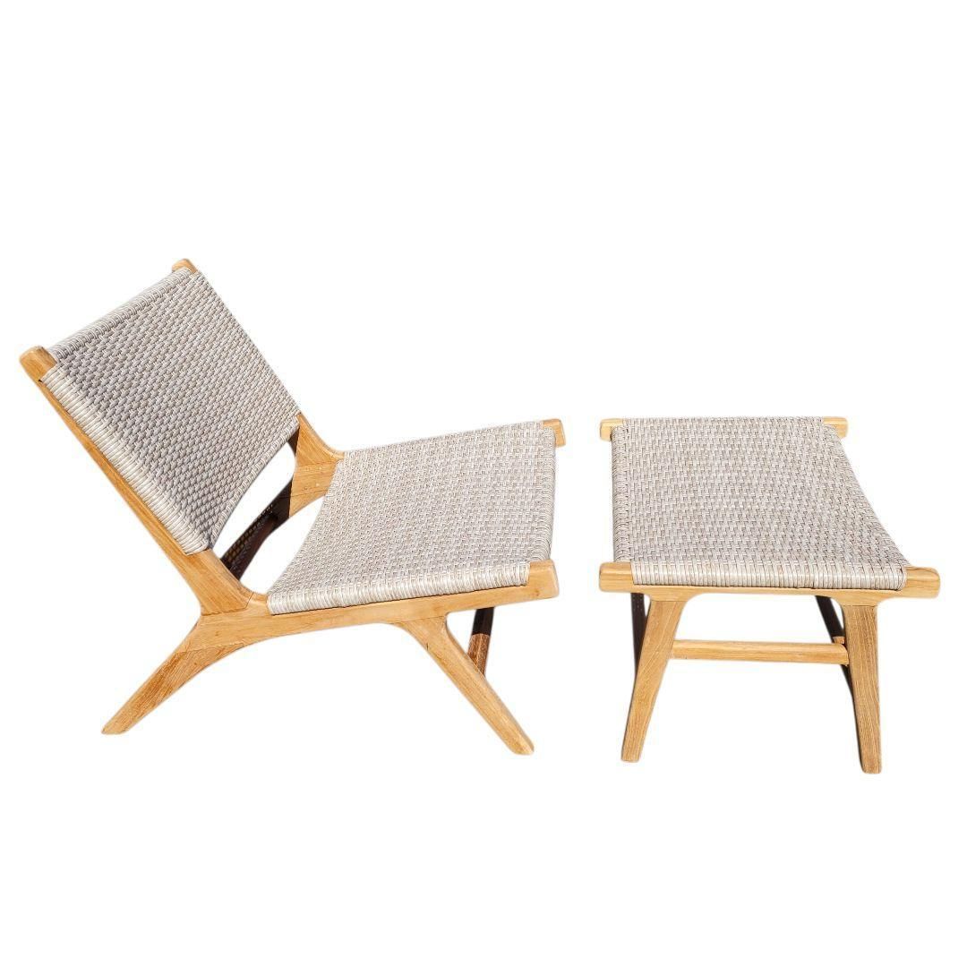 アダン ラウンジチェア adan lounge chair オットマン付 椅子 家具 ラタン MARWIL-DEMENAGEMENTS_CH