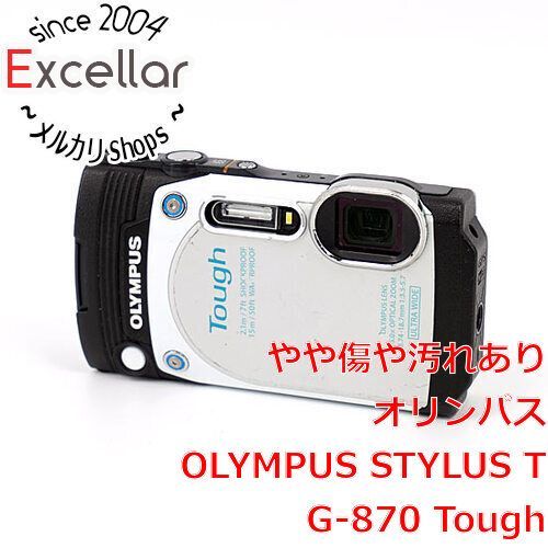 bn:12] OLYMPUS 防水デジカメ STYLUS TG-870 Tough ホワイト - メルカリ