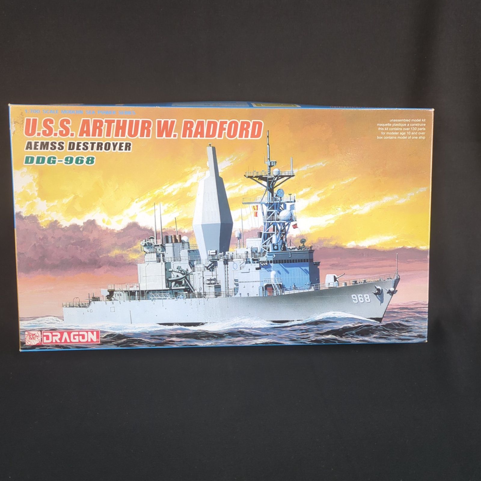 輸入キット 当時物 ハセガワ | ドラゴン 7031 1|700 U.S.S. ARTHUR W. RADFORD DDG-968 AEMSS Destroyer アーサー W ラドフォードDDG-968