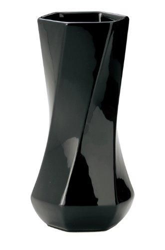 【高品質，お得】 【新品・3営業日で発送】ケー・イー・アイ BLACK＆WHITE花瓶 (005-C-BK)【入数:2】 花瓶・花器・フラワーベース