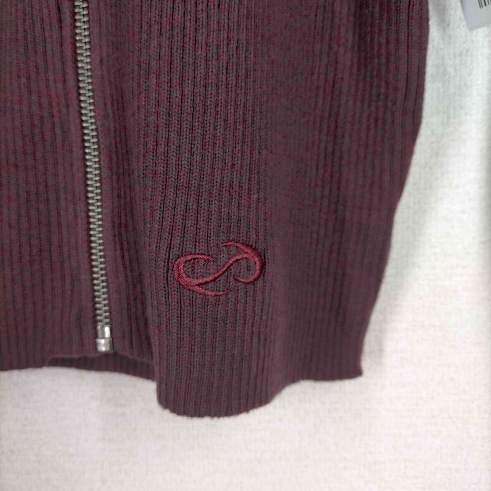 パラノイド PARANOID 23SS CORREDOR Zip Knit ロゴ刺しゅう