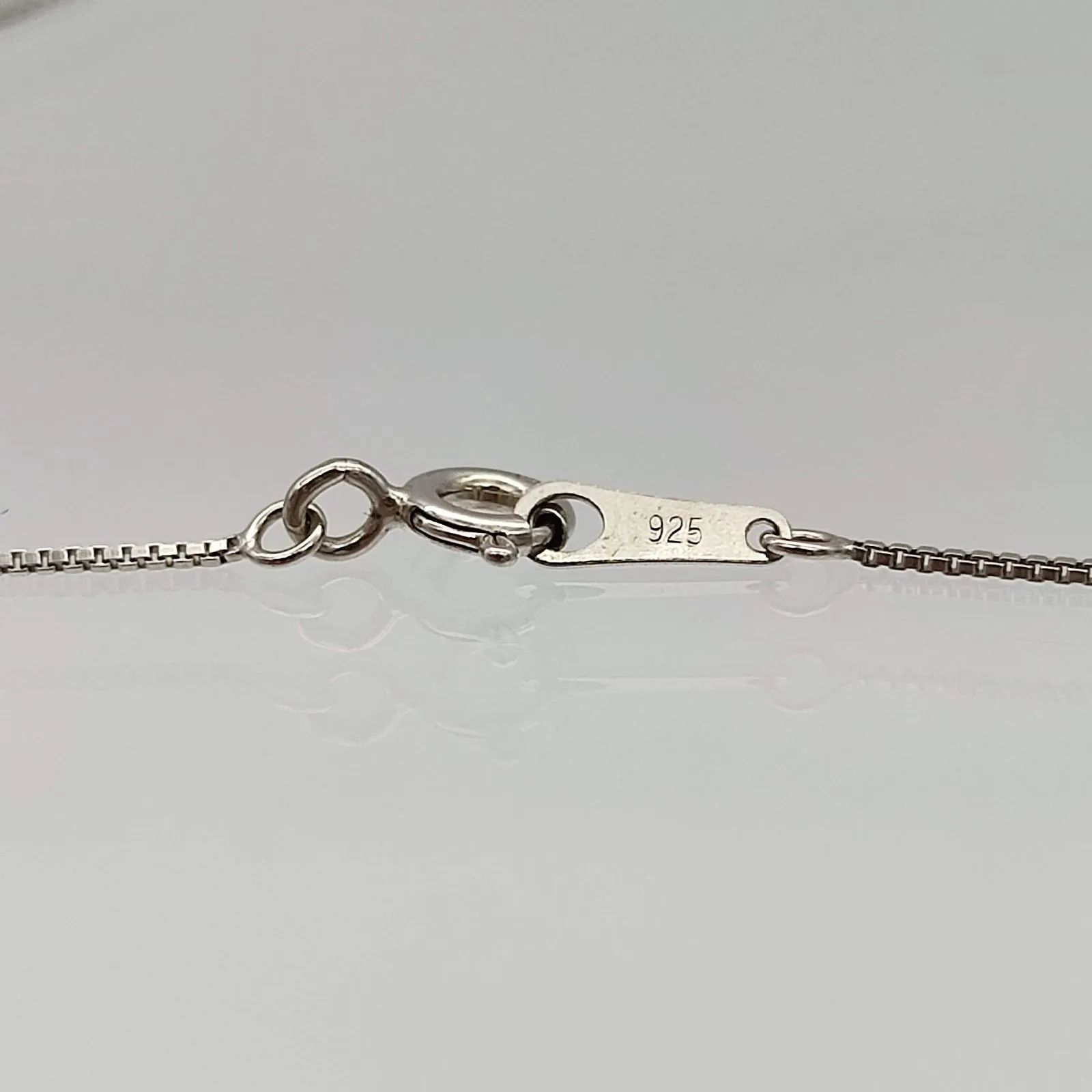 美品】ジルコニアネックレス 一粒ストーン JC刻印 シルバー925 美品】ジルコニアネックレス 一粒ストーン JC刻印 シルバー925