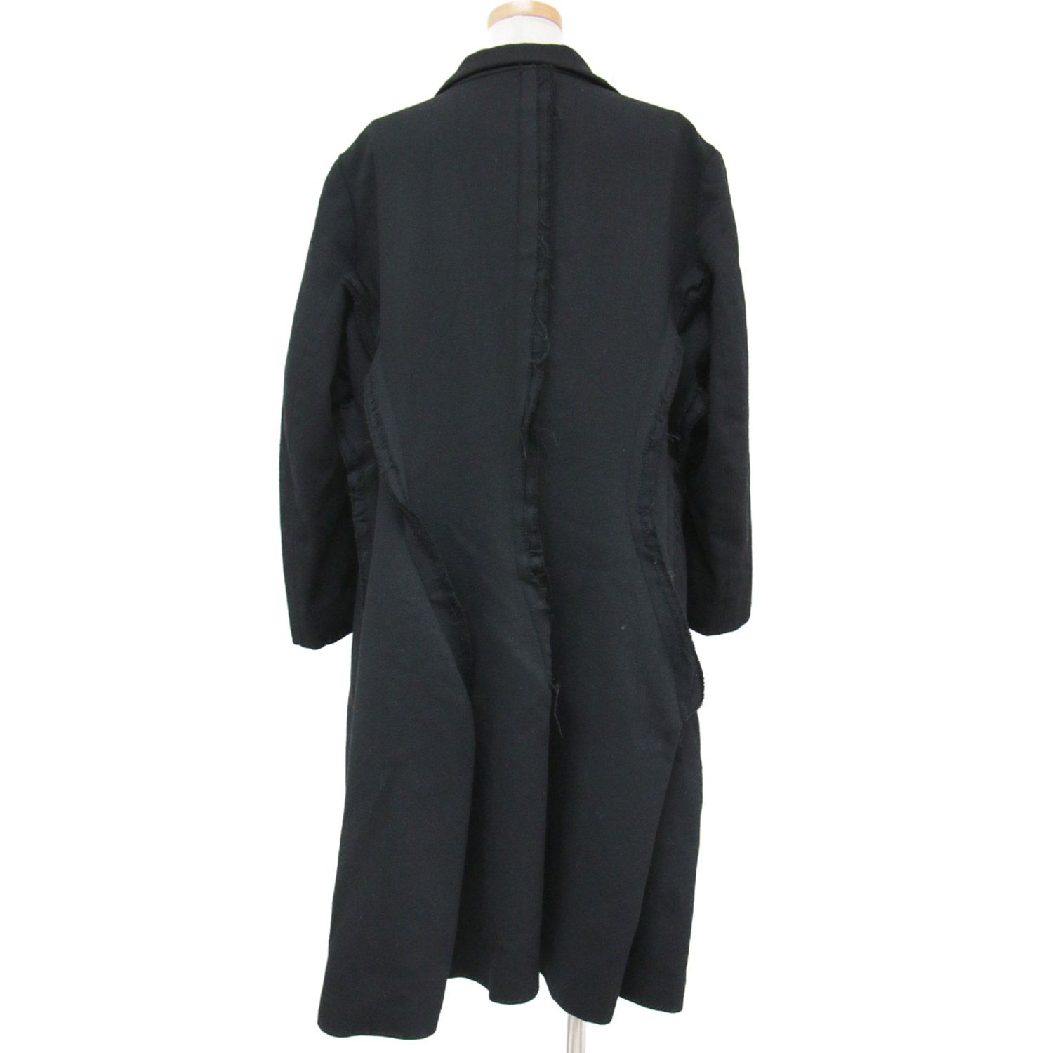 ヨウジヤマモト ウールチェスターコート ロングコート YOHJI YAMAMOTO ヨウジヤマモト ウール チェスターコート アウター