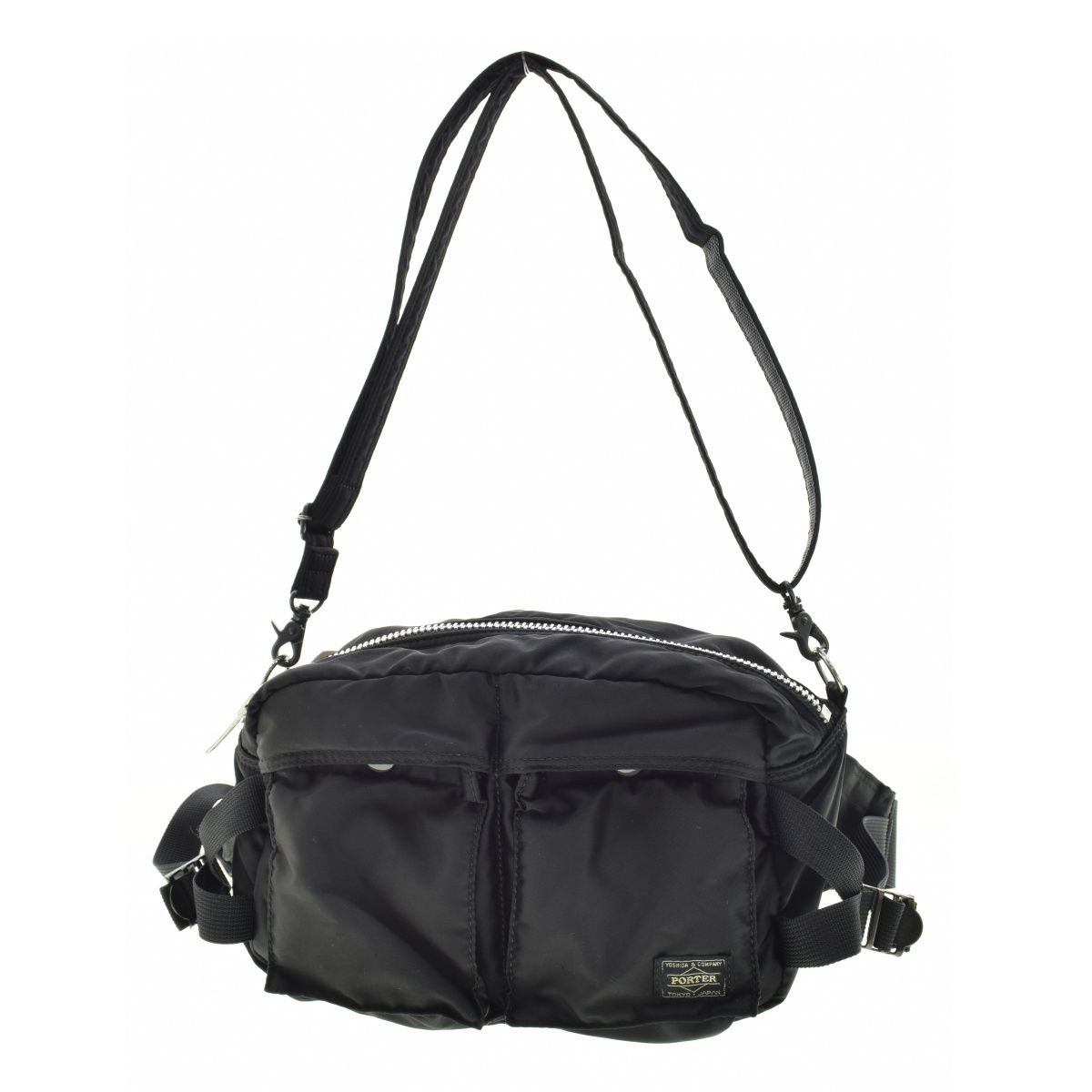 美品ポーター タンカー PORTER TANKER タンカー 2way ウエストバッグ