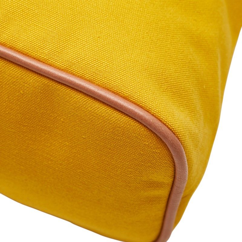 エルメス ボリードポーチ30 ポーチ 小物入れ イエロー キャンバス  