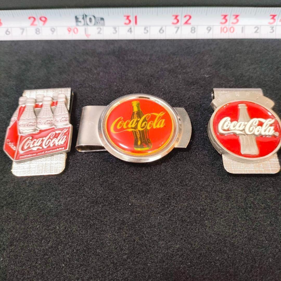 ヴィンテージ ☆ コカ・コーラ マネークリップ 希少品 3点