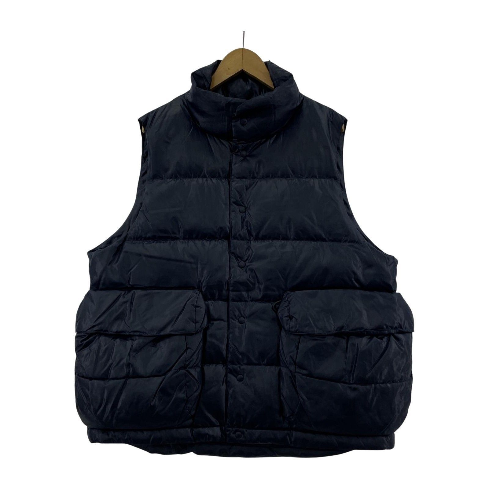 人気✨DAIWA PIER39 ダウンベスト 24023W ネイビー M 収納袋 DAIWA PIER39 24AW TECH ALPINE DOWN VEST