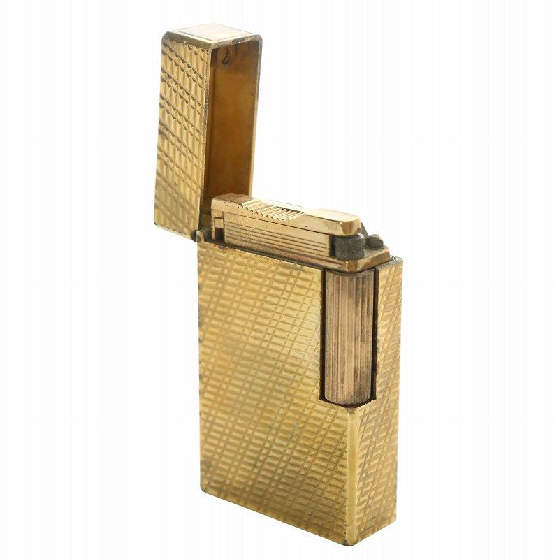 エステーデュポン ライン1 ショート ガスライター 喫煙具 ロゴ タバコ 小物 外装美品○Dupont デュポン ライン1 ショート ストライプ