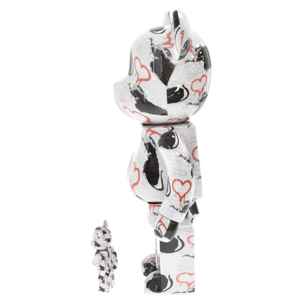 MEDICOM TOY - MEDICOM TOY メディコムトイ BE@RBRICK × SYNC Brandalism Love Rat 100% 400% Set ベアブリック ラブラット 2体セット ベアブリック ホワイト MEDICOM TOY (メディコムトイ) BE@RBRICK×SYNC Brandalism Love