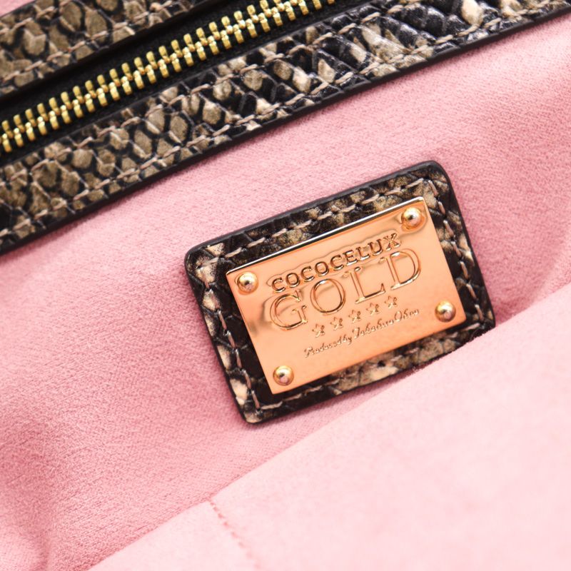 ココセリュックス ゴールド ハンドバッグ ヘラクレスGOLD シュリンク  