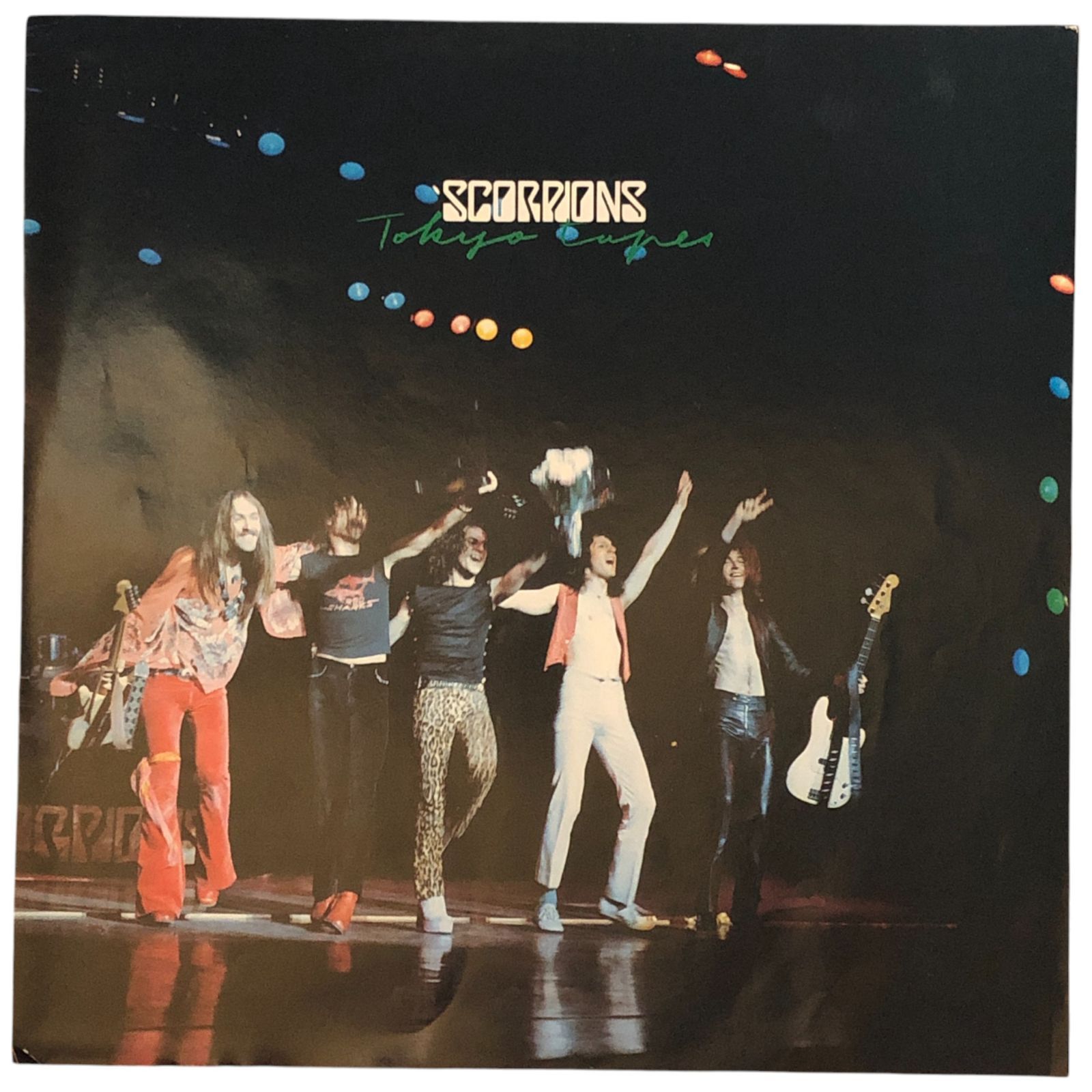 スコーピオンズ・ライブ 蠍団爆発 2枚組 LP レコード SCORPIONS