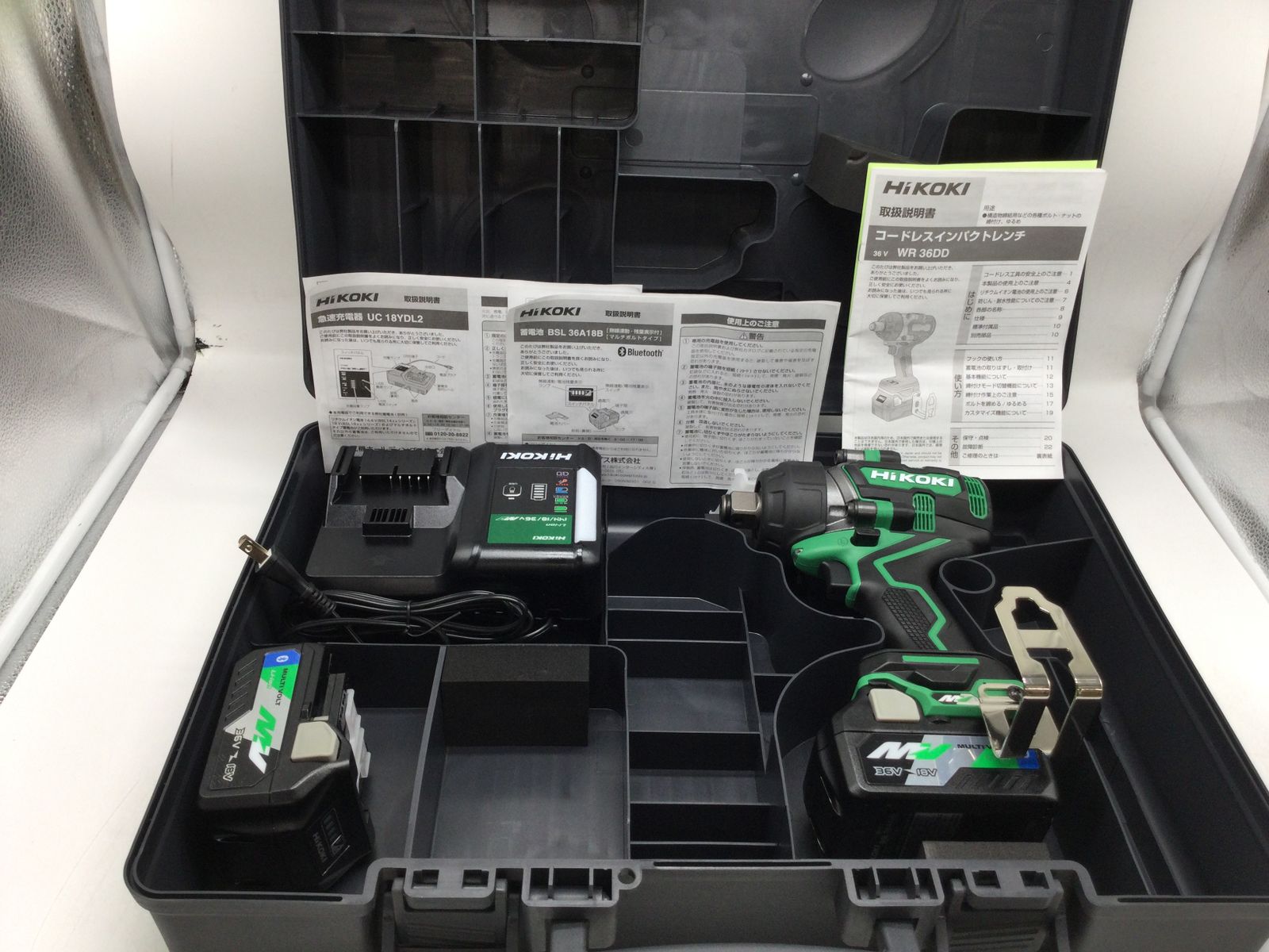 HiKOKI ハイコーキ 36Vコードレスインパクトレンチ WR36DD2XPS IT9UDJ2ILYSC エコツール岡崎岩津店 M02