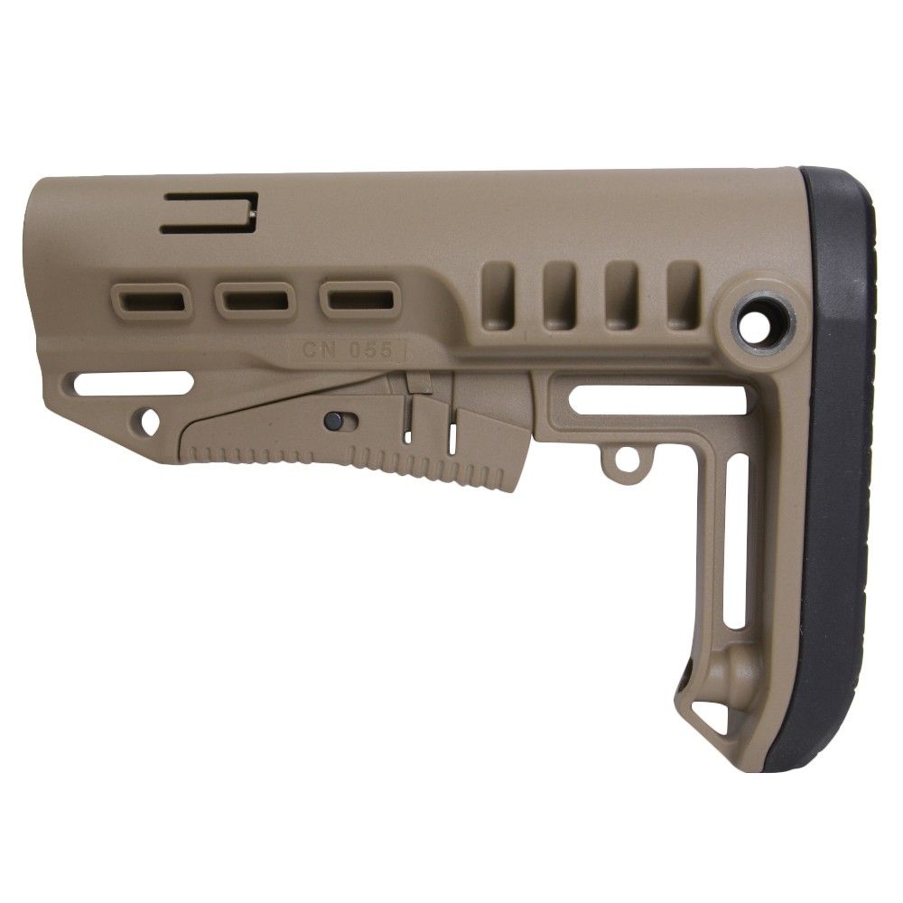 DLG バットストック TBSコンパクト AR 15対応 コマーシャル ベージュ