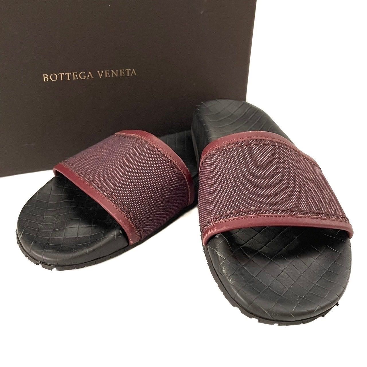 BOTTEGA VENETA ボッテガヴェネタ サンダル ボルドー 赤系