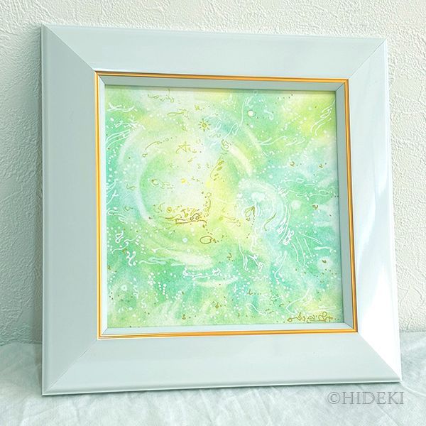 抽象画パステルアート 蟹座