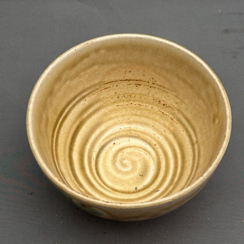 美濃焼 黄瀬戸 抹茶碗 - メルカリ