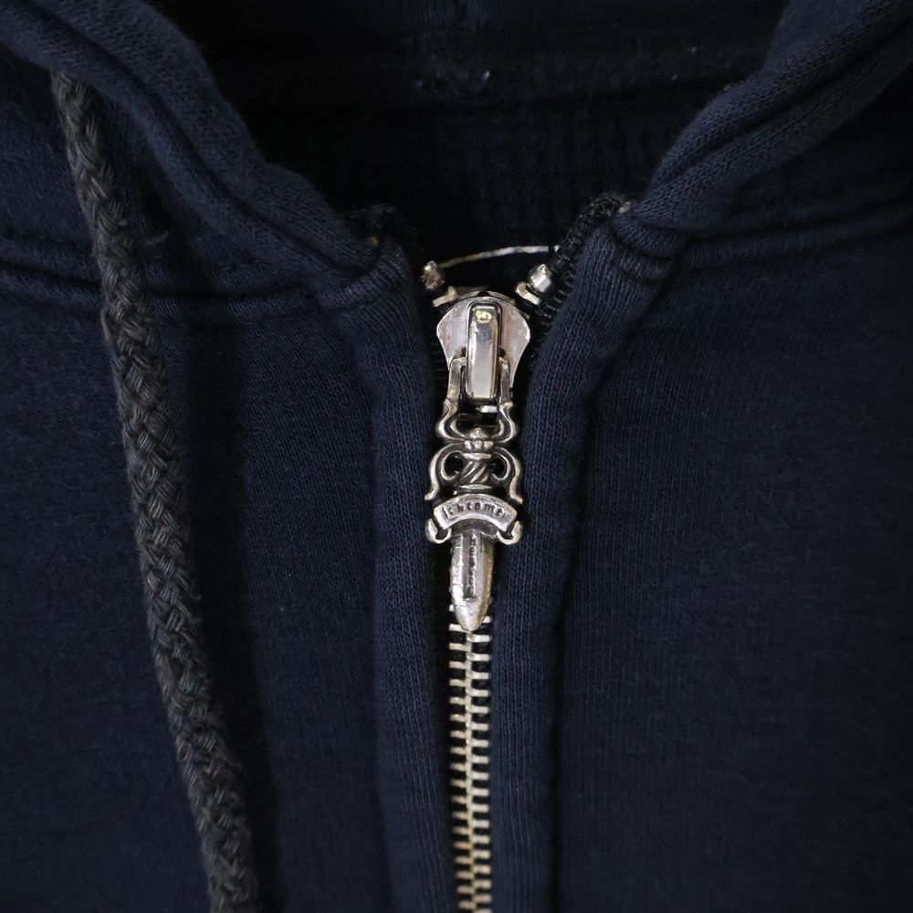 CHROME HEARTS (クロムハーツ) OLD HORSESHOE ZIP HOODIE