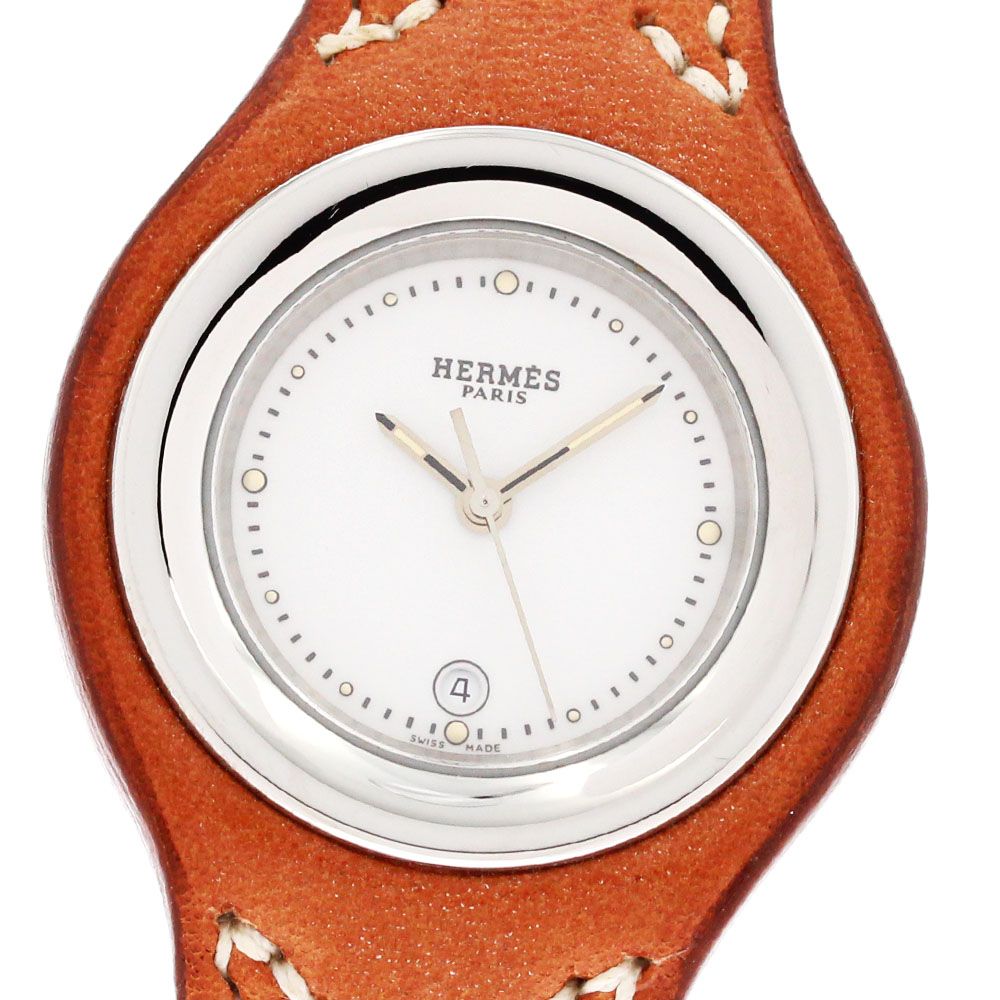 エルメス HERMES HA1.210 アーネ デイト クォーツ レディース