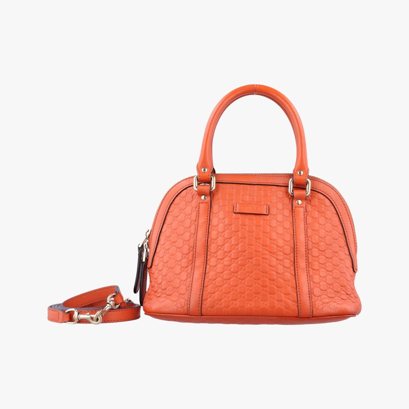 グッチGucciマイクログッチシマ オレンジ レザー 449654 - メルカリ