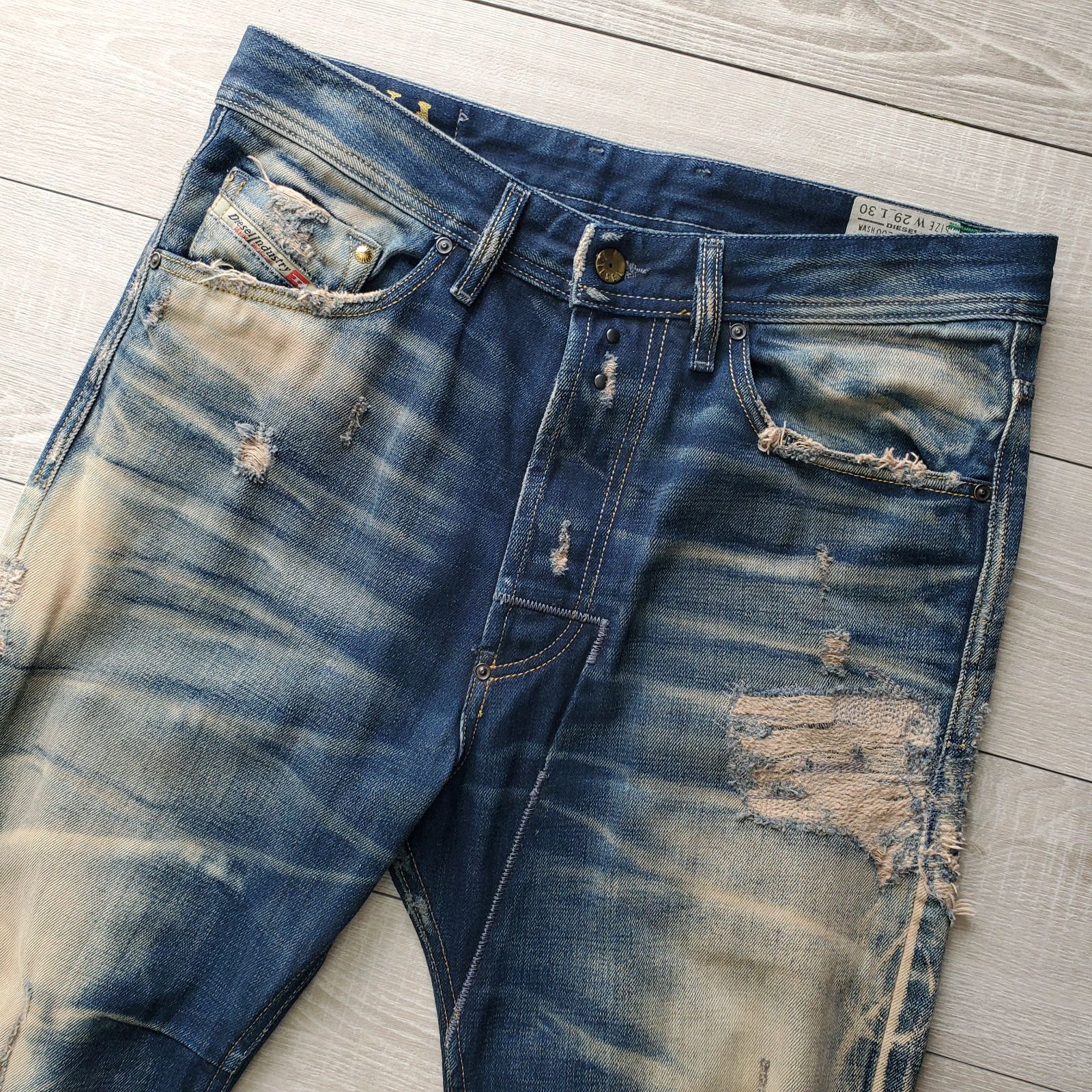 ☆DIESEL☆17SS DNA NARROT 0074Mダメージデニム 29