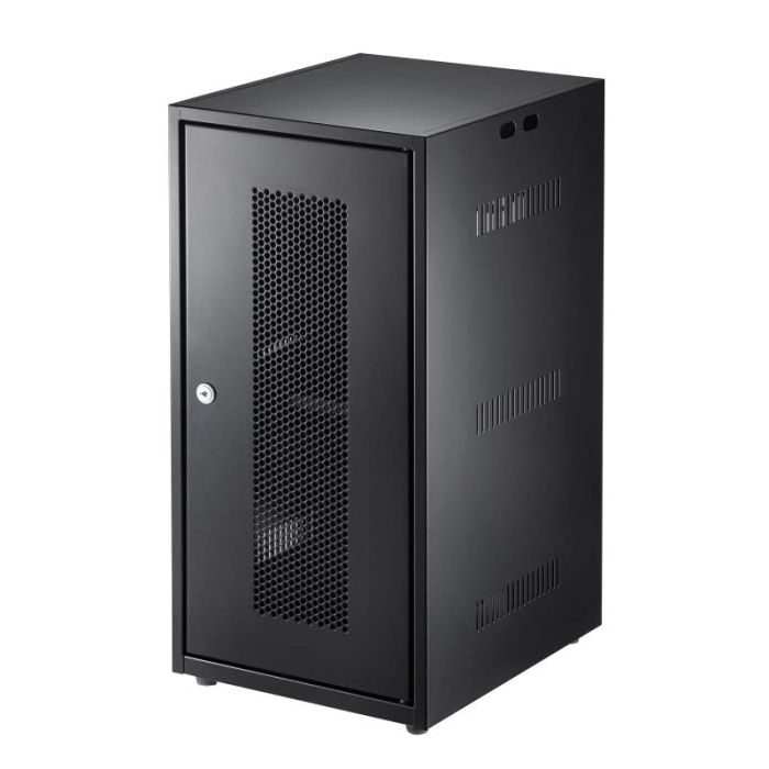 3営業日で発送 SANWASUPPLY サンワサプライ 機器収納ボックス 幅300×奥行350×高さ600mm CP-KBOX7BK