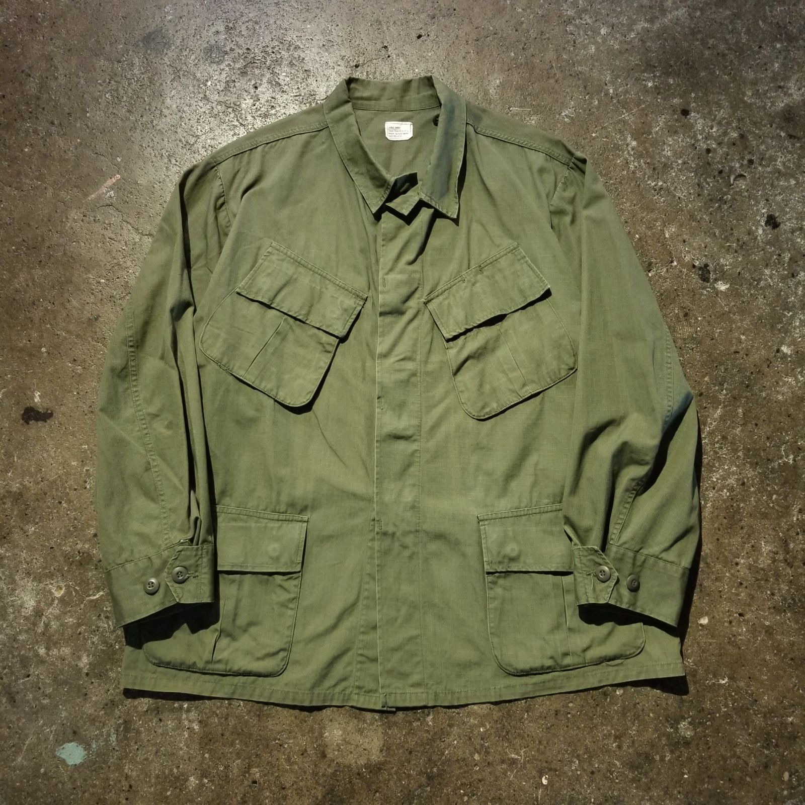 US.ARMY 60s UNGLE FATIGUE JACKET 4th LARGE-SHORT アメリカ軍