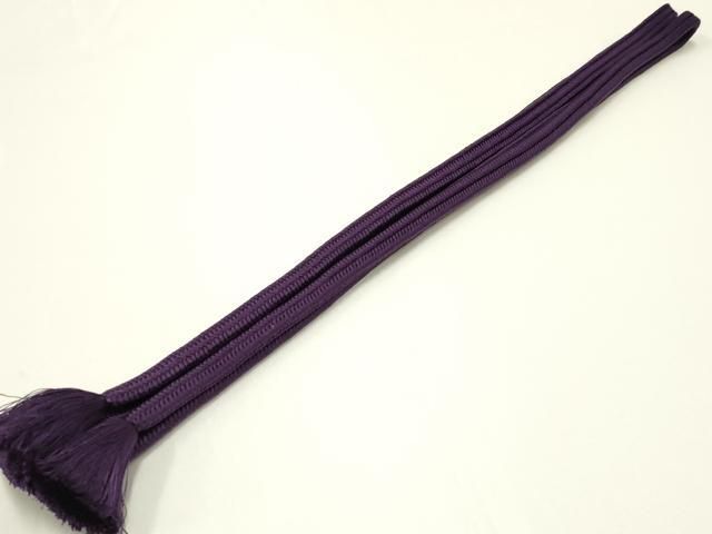 平和屋着物 上 有職組紐道明 帯締め 冠組 本紫色 宮内庁御用 国立博物館御用 東京芸術大学御用 AABA9968ay