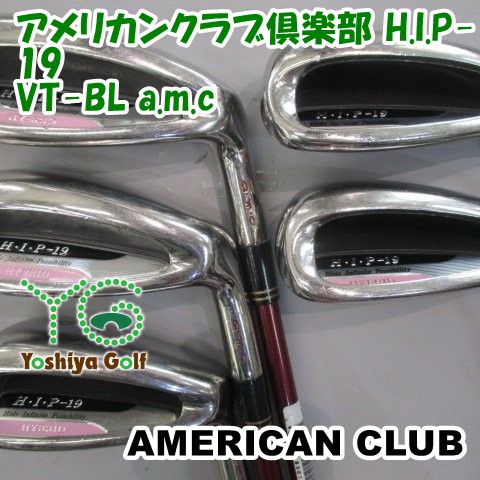 レディースアイアン アメリカン倶楽部 アメリカンクラブ倶楽部 H.I.P-19|VT-BL a.m.c|L|0 126768