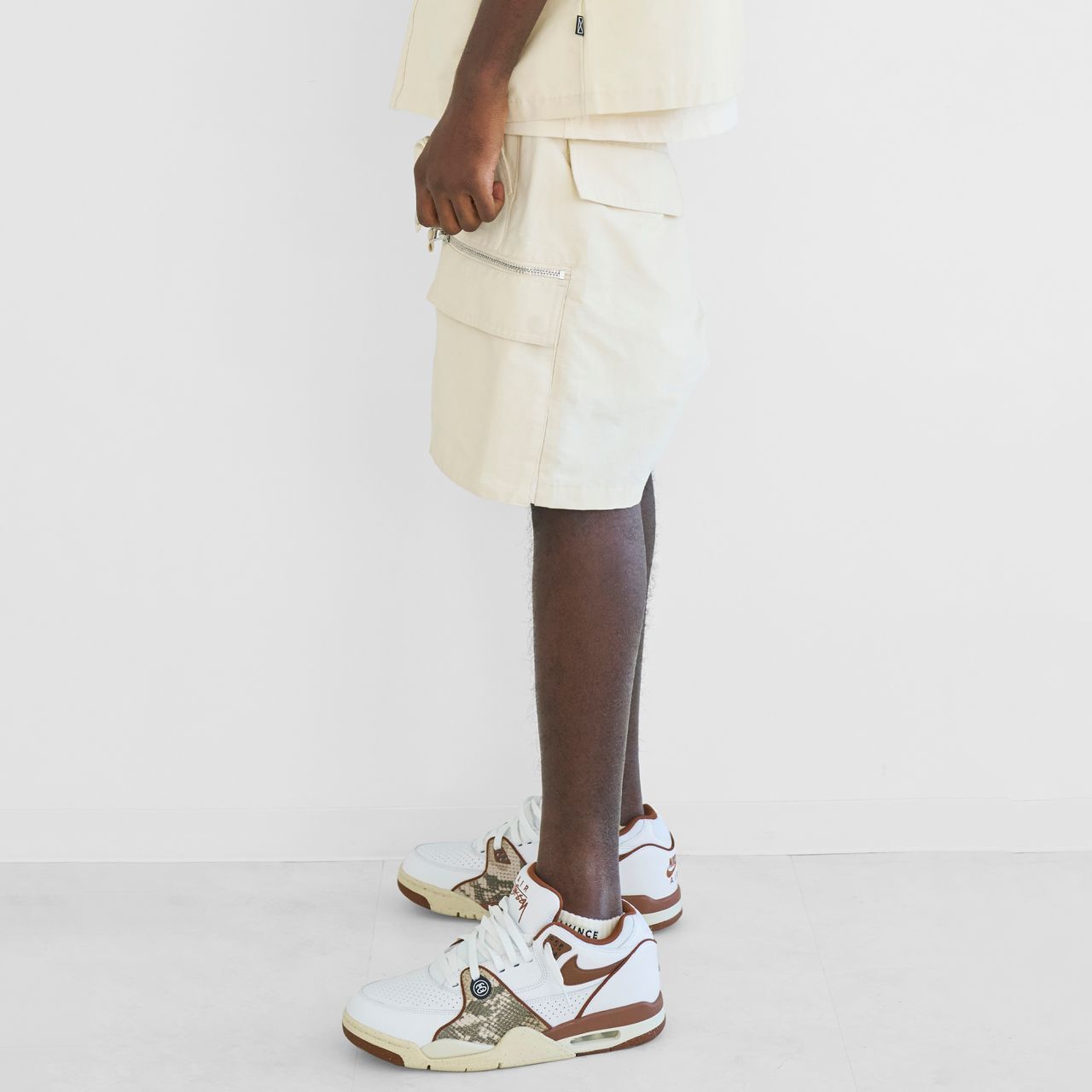 パンツ MLVINCE NYLON CARGO SHORTS BLACK 34inch MLVINCE NYLON CARGO