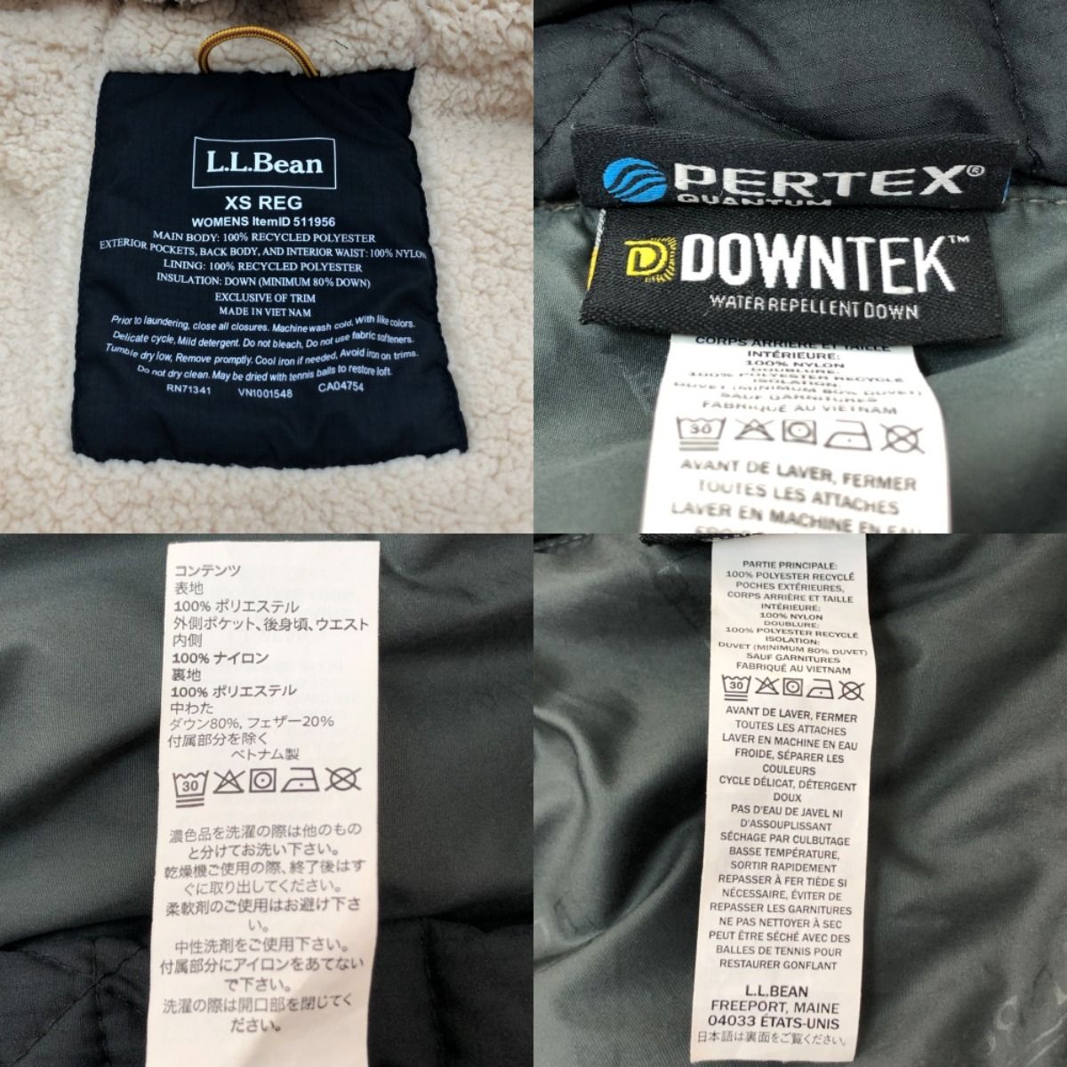 □□L.L.Bean エルエルビーン マウンテン クラシック ダウンコート XS 