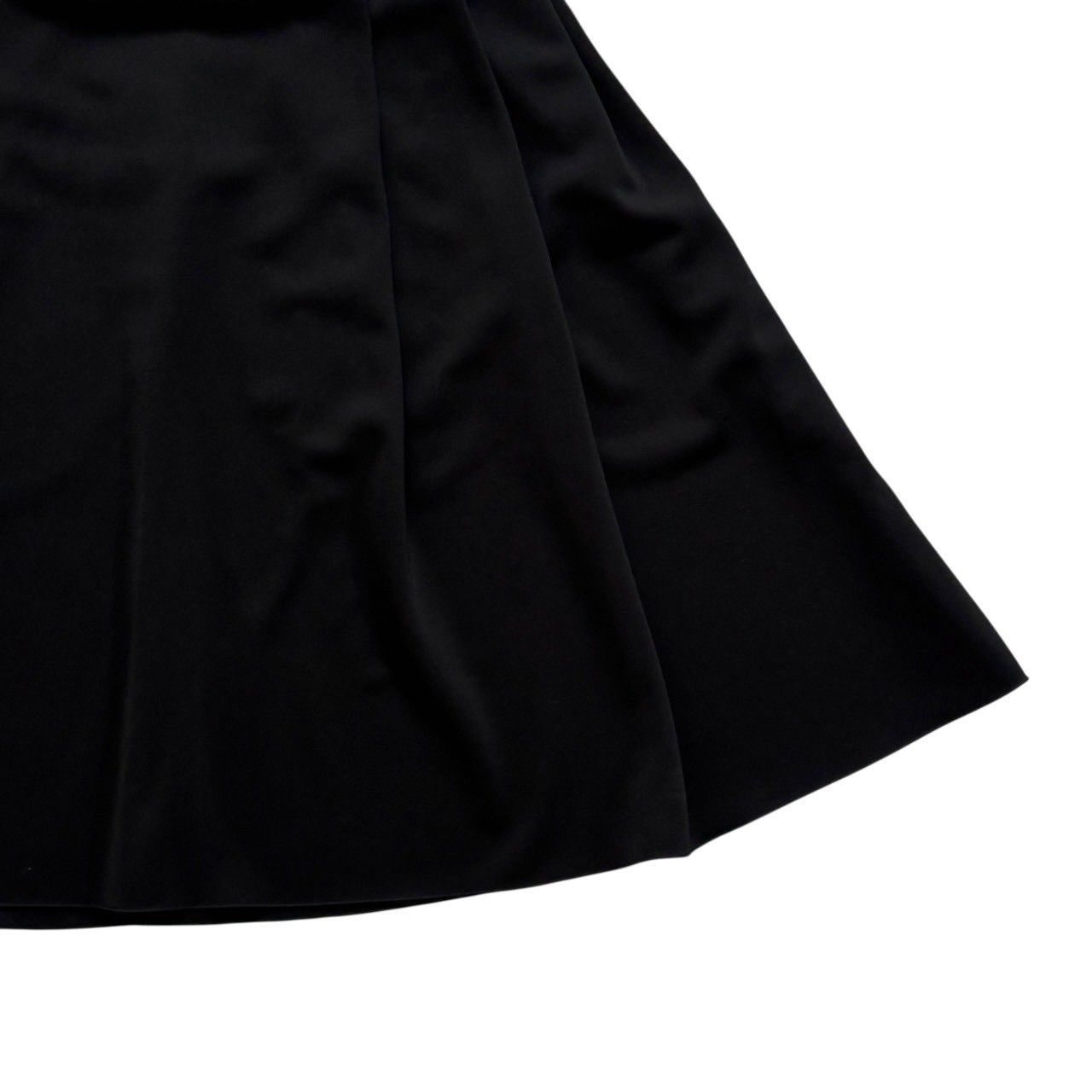 FOXEY フォクシー フレアスカート 黒 フレア 膝丈スカート レディース