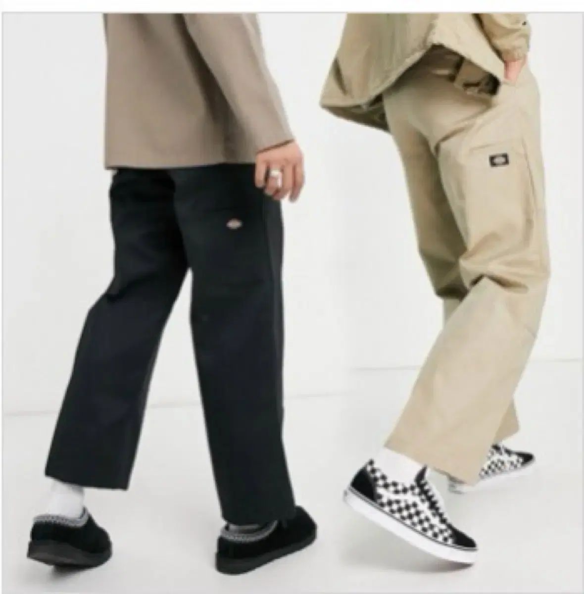 DICKIES(ディッキーズ) ワークパンツ カーキ/ブラック