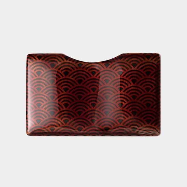 カードケース 土直漆器 うるしの名刺入れ VYAC CARD CASE 青海波 | 越前漆器 | 匠市