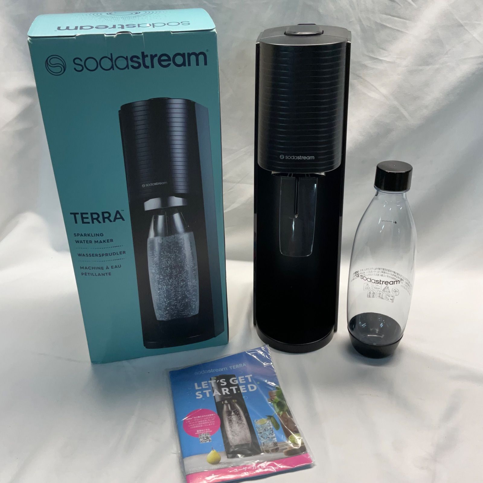sodastream E-TERRA 炭酸水メーカー CO2ボンベ2本付き ソーダ
