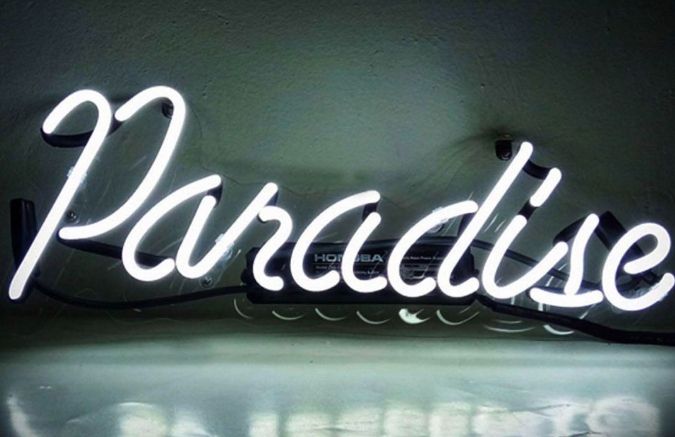 ネオンサイン paradise NEON ネオン管 オーダーメイド 英文字 ネオンサイン paradise NEON ネオン管 オーダーメイド 英文字