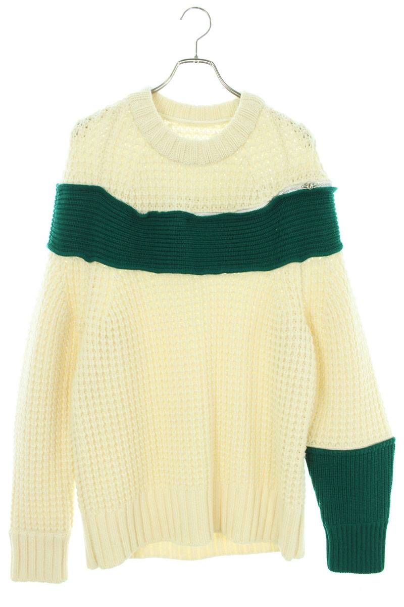 サカイ 19AW 19-02082M Zip Attachment Knit ジップ
